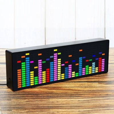 VU Meter Audio Analyzer 21.8*2.8*7.2cm ABS Material Music Spectrum Indicator - Image 1 of 4
