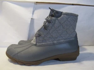 Sperry Syren Gulf graue wasserdichte Entenstiefel für Damen STS81993 Größe 9,5 M (T56) - Bild 1 von 7