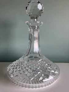 Waterford Crystal Alana Pattern Ship Decanter 10" - Picture 1 of 5