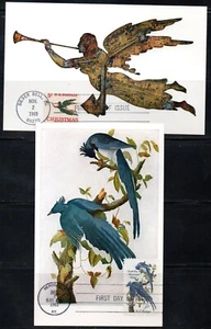 US Scott #1241 & 1276 FDOI unaddressed postcards - Picture 1 of 2