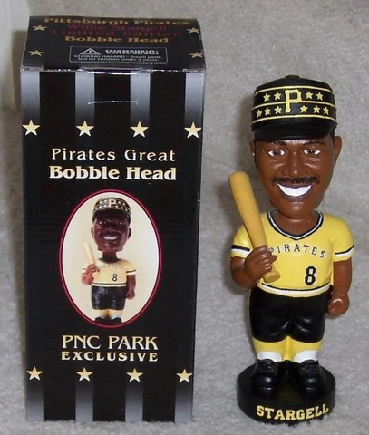 WILLIE STARGELL BOBBLE HEAD SGA 4/10/02 PNC Park Pirates Cover