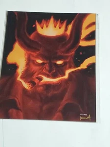 James Bousema Signed LE 8x10 Art Print 178/500 Hellboy Bam Level Up Ugrade - Picture 1 of 4