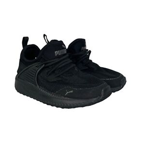 Puma Toddler Racer Pull On Sneaker Size 7 Black Running Shoes