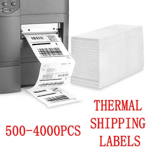 4000 etiquetas de envío térmico directo 4x6 plegables con ventilador para impresoras enrollables Zebra - Imagen 1 de 15