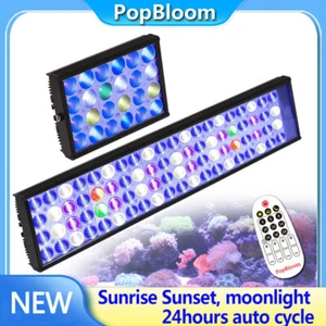 60 90 120cm Full Spectrum Aquarium LED Light Lighting Aqua Marine Fish Tank Lamp - Picture 1 of 44