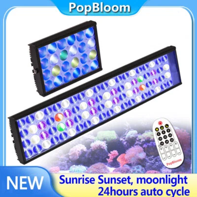 60 90 120cm Full Spectrum Aquarium LED Light Lighting Aqua Marine Fish Tank Lamp - Image 1 of 4