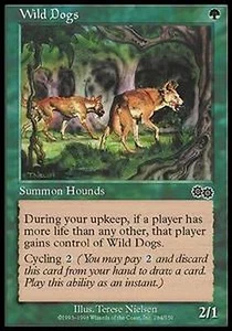 *MRM* FR/VF 4x Chiens sauvages - Wild Dogs MTG USG - Picture 1 of 1