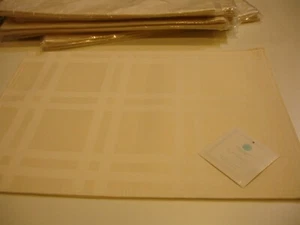 Martha Stewart Collection Skylight Plaid Place mats ( Set of 4) NEW - 18"X13". - Picture 1 of 6