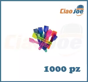 1000 PALETTE GELATO CUCCHIAINI PLASTICA 1.6 KG CUCCHIAI MULTICOLORE - Imagen 1 de 1