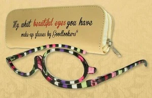 Make-Up Glasses Multi Stripe by Goodlookers with Switchable Lense GX1039MUL NEW - Picture 1 of 4
