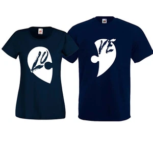 Love you San Valentín Regalo San Valentín Novia Novio San Valentín Camiseta - Imagen 1 de 2