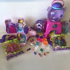 Vintage Polly Pocket Spielsets Einhorn Bär Kaugummispender Blumenfreunde - Bild 1 von 13