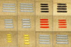 LEGO Parts: Technic Plate with Toothed Ends 4263,4262,4442 1x4 1x6 etc CHOOSE - Picture 1 of 17