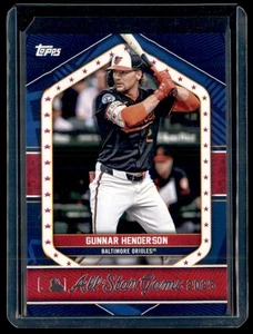 Envoltura de juegos Topps All Star 2025 Gunnar Henderson Gunnar Henderson #AS-4 - Imagen 1 de 2