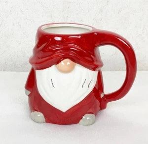 Large 3D Christmas Santa Gnome Coffee Mug 21 oz Holiday Winter New - Picture 1 of 5