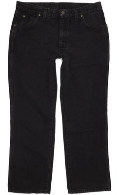 Wrangler   Homme Noir Straight Regular  Jeans W36 L29 (106163) - Photo 1/4
