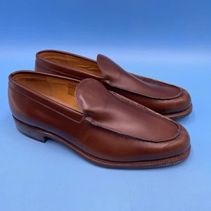 Mocasines formales sin cordones de cuero marrón tostado Grenson England para hombre - Reino Unido 8,5 F - Imagen 1 de 13