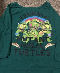 TMNT Teenage Mutant Ninja Turtles Size Large 11-13 Small Boys  - Picture 1 of 3