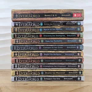 Everworld Complete Book Series Set 1-12 by K.A. Applegate Paperback YA Fantasy - Picture 1 of 22