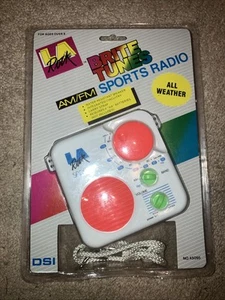 Vintage 1991 LA ROCK SPORTS AM/FM Allwetter Radio RAR Modell 45095 Neu - Bild 1 von 3