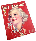 Love And Romance August 1935 Georgia Warren Cover Vintage Magazine