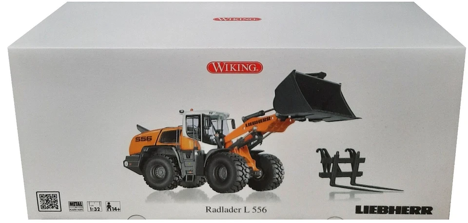 WIKING 7840 Liebherr Radlader L 556 1:32 Baustellenfahrzeug - Bild 1 von 1