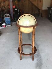 Vintage 12" Cram's Imperial World Globe on 36” Powell  Wooden Stand 