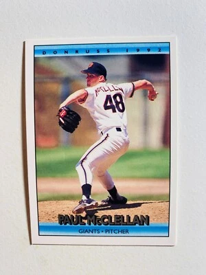 1992 DONRUSS #700 PAUL MCCLELLAN NM-MT MLB BASEBALL CARD - Image 1 of 2