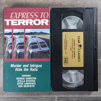 1988 VHS Express To Terror - Family Tyme Video - VHTF Thriller / Horror Video - Image 1 of 4