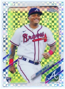 Christian Pache RC X-Fractor - Topps Chrome 2021 - Atlanta Braves Rookie #178 - Picture 1 of 2