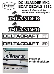 DELTACRAFT DC Islander MK2 decal set You get 2 of each style - Picture 1 of 1