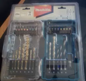 Juego de brocas y brocas Makita 29 piezas E-07054. Estuche transparente. Nuevo/Sellado. Fast post - Imagen 1 de 7