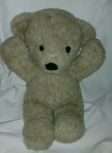Oso de peluche Dakin Vintage 1979 CUDDLES tostado y negro 19" oso de peluche *8* - Imagen 1 de 5