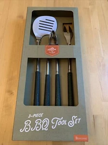 Companion Golf Club 3-Piece Barbecue BBQ Tool Set Included:  Spatula Tong Fork - Picture 1 of 5