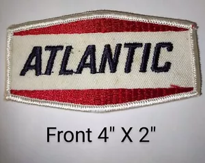 Vintage 1960's Atlantic Uniform Patch, New Old Stock, Clothing, Automotive - Picture 1 of 4