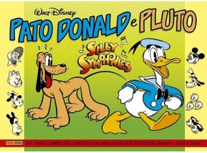 PATO DONALD E PLUTO = SCIOCCHE SINFONIE Disney Brasile LIBRO COPERTINA RIGIDA PORTOGHESE - Foto 1 di 10