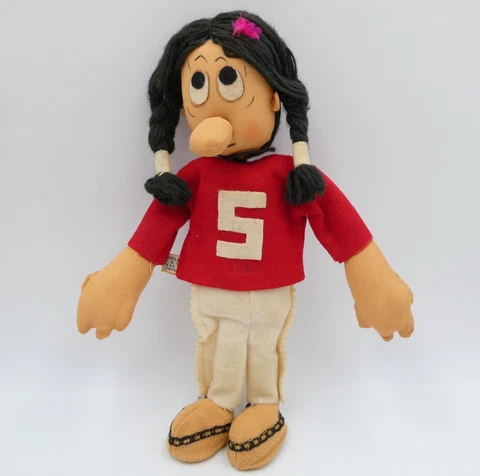 Stanford University Cardinals Indian Mascot Dream Doll  Dakin Vintage Cover