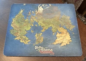 RARE RuneScape Mouse Pad World Map Old School OSRS Gielinor MMORPG HTF - Picture 1 of 2