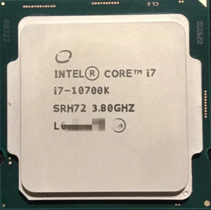 Intel Core i7 10700K 3.8GHz 8-Core 16MB GPU PROCESSOR LGA1200 CPU 125W Z490 - Picture 1 of 1