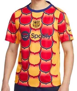 New RARE Nike FC Barcelona Pre-Match Soccer Shirt FJ5430-740 Men’s L $72 - Picture 1 of 9