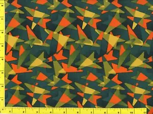 Orange Yellow Green & Blue Jazzy Triangles Half Yard CPAGRE05870 - Bild 1 von 1