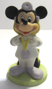 Estatuilla de porcelana vintage de Mickey Mouse Doctor Walt Disney Productions - Imagen 1 de 5