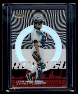 2005 Topps Finest Refractor #48 Ivan Rodriguez Tigers 235/399 HOF - Picture 1 of 2