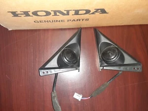 96 97 98 99 00 Honda Civic EK OEM Mirror Cover Speaker Tweeters 96-00 Door Panel - Picture 1 of 4