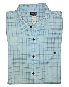 Patagonia Men's No Tuck Button Up Short Sleeve Shirt Size L - Bild 1 von 4