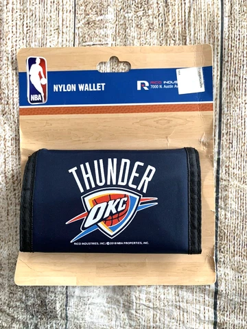OKLAHOMA CITY THUNDER NBA Sports Crate Nylon Wallet NEW Cover