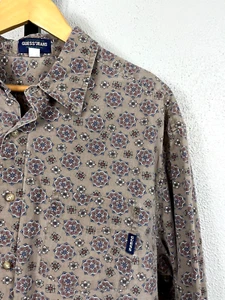 Vintage Guess Jeans Mandala Button Up Shirt Men's XL - Picture 1 of 5