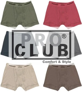Paquete de 2 calzoncillos boxer cómodos PRO CLUB para hombre ropa interior S a 3XL - Imagen 1 de 15