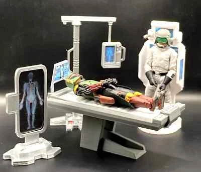 LOTE CONJUNTO MÉDICO PERSONALIZADO para 3.75 FIGURA DIORAMA EXHIBICIÓN STAR WARS GI JOE Foto 1 de 2