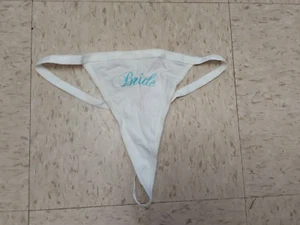 Nwt Victoria's Sacret Womens Thong White "Bride" L - Picture 1 of 1